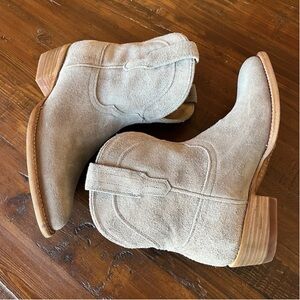 Tecovas - The Lucy - Cowboy Boots / Booties Gray Suede - 7.5 B